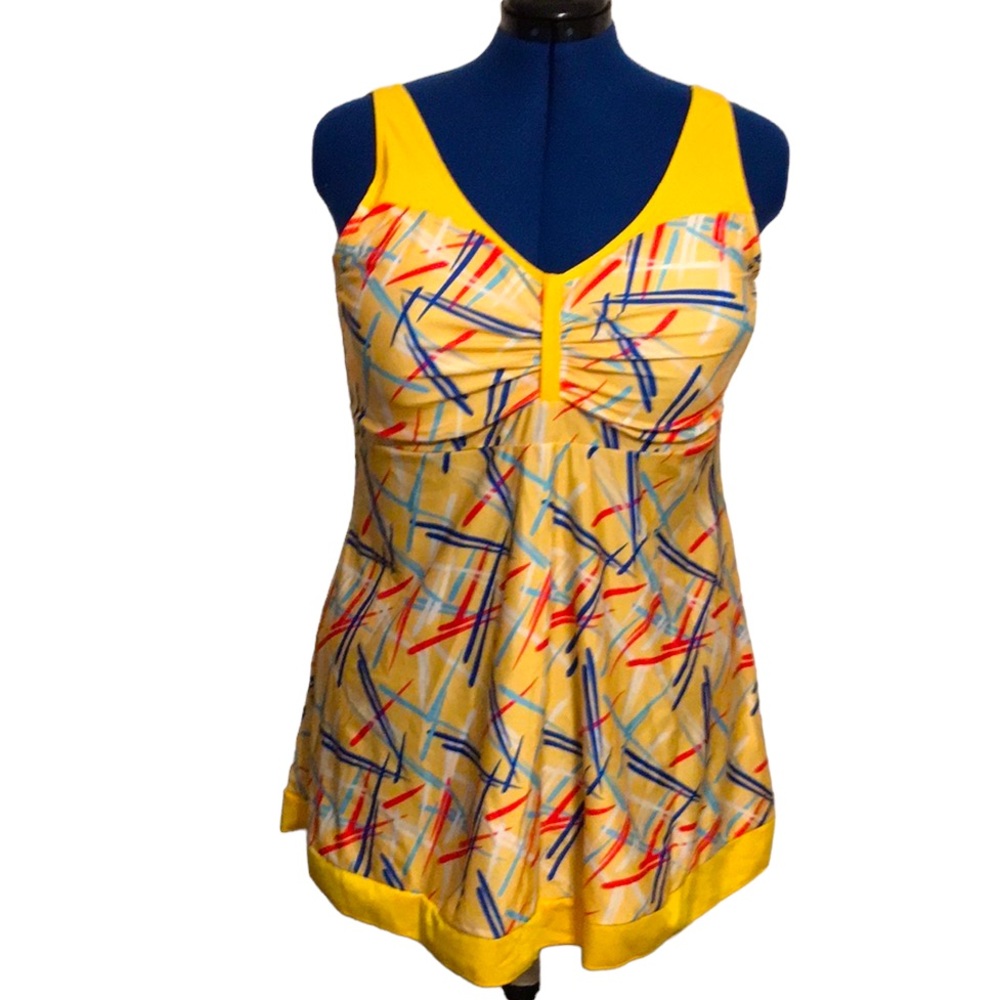 Swimdress.  No Bottoms. Size 3 XL.